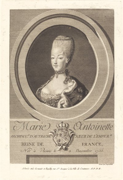 Marie Antoinette by Charles Eugene Duponchel