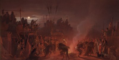 Bufalo Dansı by Charles Ferdinand Wimar