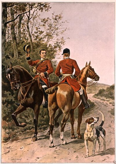 Rougeron-Vignerot tarafından kazınmış Rendez-Vous, 1892 by Charles Fernand de Condamy