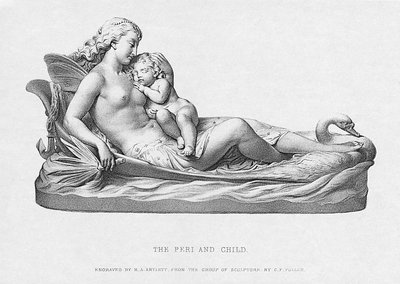 Peri ve Çocuk, c.1871, R.A. Artlett by Charles Francis Fuller