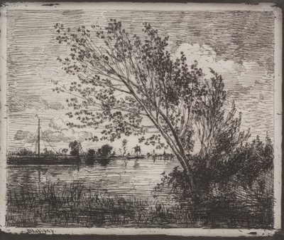 Kızılağaç Kümesi by Charles Francois Daubigny