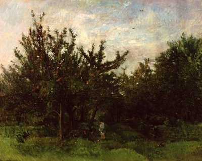 Elma Bahçesi by Charles Francois Daubigny