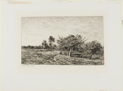 Auvers'de Elma Ağaçları by Charles Francois Daubigny
