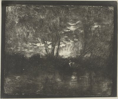 Sulama Yerindeki İnekler by Charles Francois Daubigny