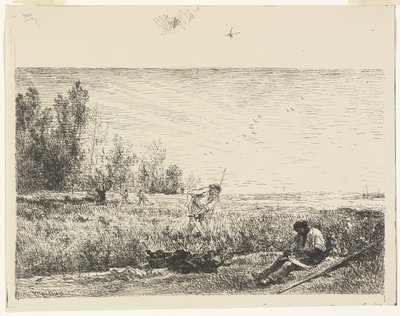 saman yapımı by Charles Francois Daubigny