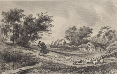Fırtına, 1842. by Charles Francois Daubigny