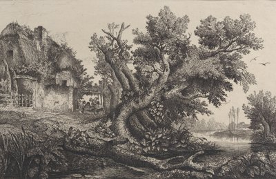 Çardak, 1838. by Charles Francois Daubigny