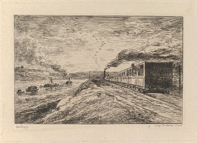 Tekne Gezisinden Ayrılış Dönüş, 1861. by Charles Francois Daubigny
