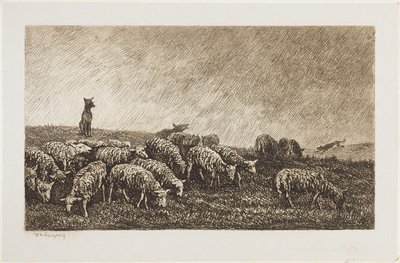 Köpeğin Saati by Charles Francois Daubigny