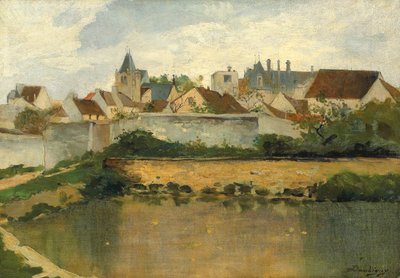 Köy, Auvers-sur-Oise by Charles Francois Daubigny