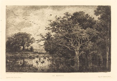 Bataklık by Charles Francois Daubigny