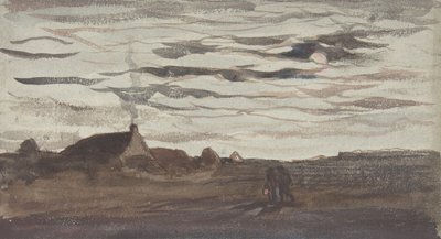 Ay ışığı, yaklaşık 1860. by Charles Francois Daubigny