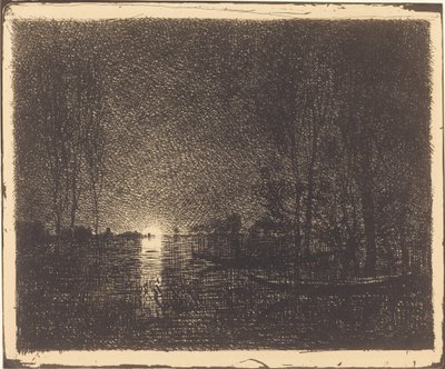 mehtaplı manzara by Charles Francois Daubigny