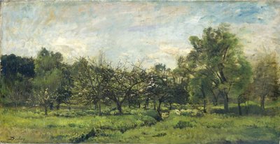 meyve bahçesi by Charles Francois Daubigny