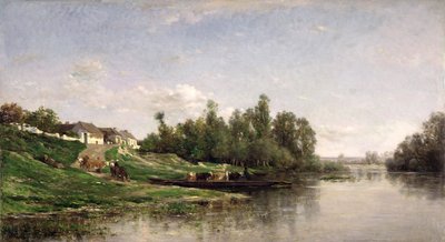 Nehir Manzarası, 1859 by Charles Francois Daubigny
