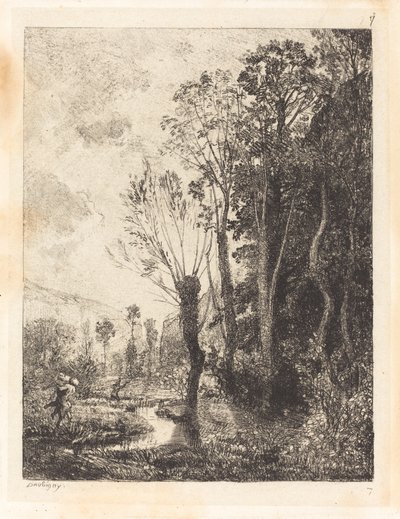 Satyr (Le Satyre) by Charles Francois Daubigny