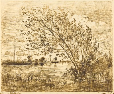 Kızılağaç Standı by Charles Francois Daubigny