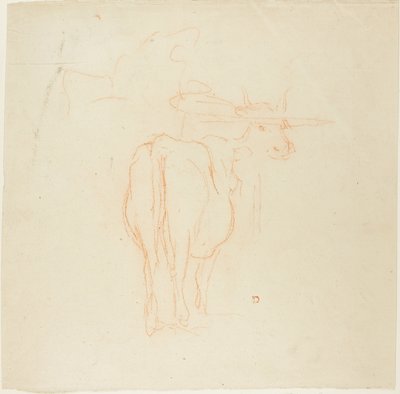 ayakta sığır by Charles Francois Daubigny