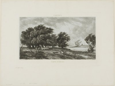 Fırtınalı hava by Charles Francois Daubigny