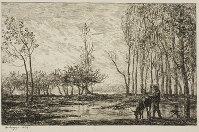 Gun batimi by Charles Francois Daubigny
