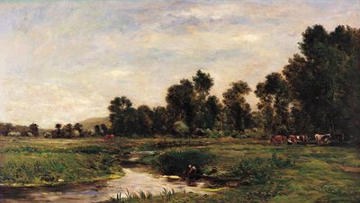 Arques Vadisi, Seine-Denizcilik by Charles Francois Daubigny