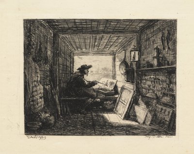 Tekne Stüdyosu by Charles Francois Daubigny