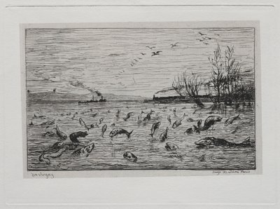 Tekne Gezisi: Kamara Çocuğunun (Balık) Ayrılışında Balığın Sevinci by Charles Francois Daubigny