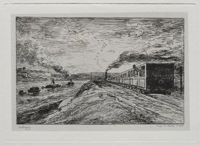 Tekne Gezisi: Ayrılış Dönüş, 1861. by Charles Francois Daubigny