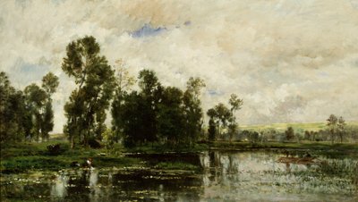 Göletin Kenarı by Charles Francois Daubigny