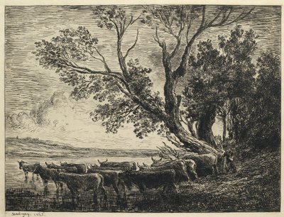 Ford, 1865 by Charles Francois Daubigny