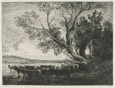 Ford, 1865. by Charles Francois Daubigny