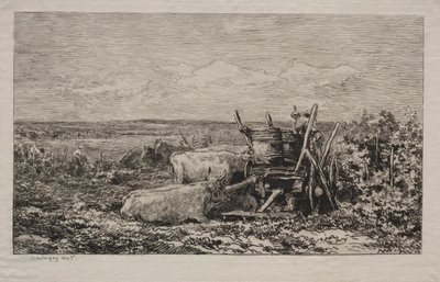 Üzüm Hasadı, 1865. by Charles Francois Daubigny