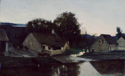 Optevoz Hamlesi, 1852 dolayları by Charles Francois Daubigny