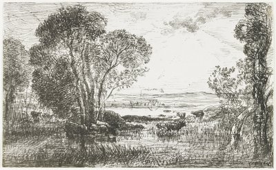 Hidrolik Motor, 1862 by Charles Francois Daubigny