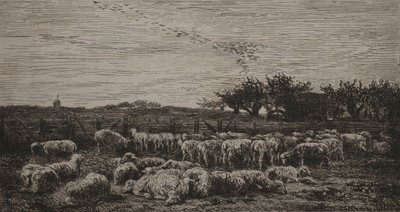 Büyük Koyun Kıvrımı, 1860. by Charles Francois Daubigny