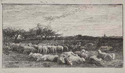 Büyük Koyun Ağı by Charles Francois Daubigny