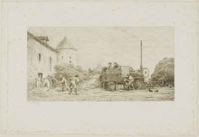 Hasat Makinesi by Charles Francois Daubigny