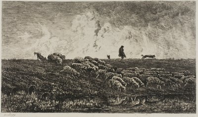 Duş by Charles Francois Daubigny