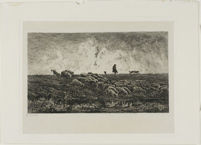 Duş by Charles Francois Daubigny