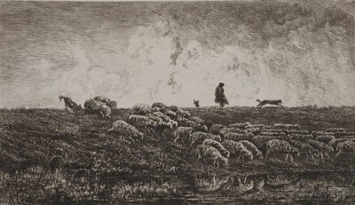 Duş, c. 1851. by Charles Francois Daubigny