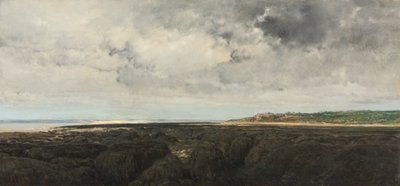 Villerville, Le Ratier'den Görünüş, 1855. by Charles Francois Daubigny