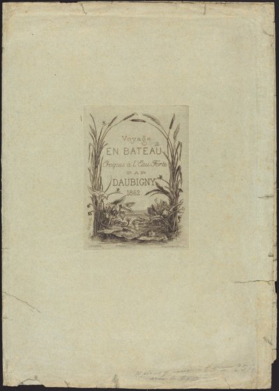 "Tekne gezisi" için sarıcı by Charles Francois Daubigny
