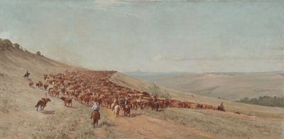 Sürüyü Sürmek, 1904 by Charles Franklin Reaugh