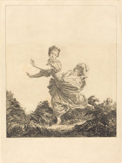 bilerek sızdırmak by Charles François Adrien Macret after Jean Honoré Fragonard