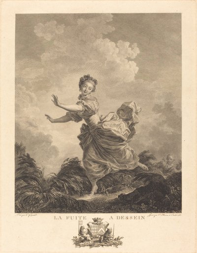 bilerek sızdırmak by Charles François Adrien Macret and Jacques Couché after Jean Honoré Fragonard