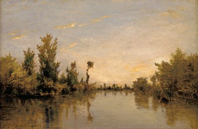 Seine kıyıları by Charles Francois Daubigny