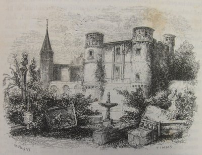 Gaillon Kalesi harabe halinde by Charles Francois Daubigny