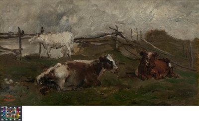 Çayırdaki İnekler by Charles Francois Daubigny