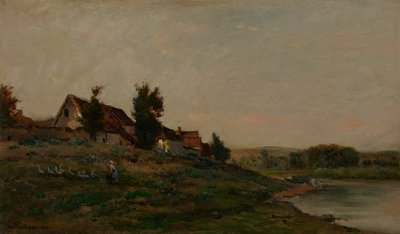 Le Chaumière by Charles Francois Daubigny