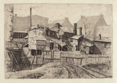 İsimsiz (Şehirdeki Ahşap Ev) by Charles Frederick William Mielatz